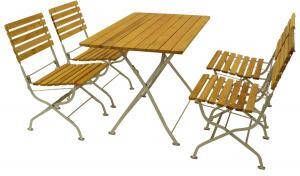 Express Innsbruck houten tuinset Robina hout Gegalvaniseerd platstaal Bruin