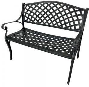 Express Ronda metalen tuinbank Aluminium Grijs