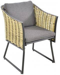 Express Solamente antraciet wicker tuinstoelen Set van 2 stuks - Foto 5
