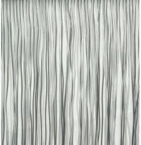 Merkloos Vliegengordijn deurgordijn PVC spaghetti grijs 90 x 220 cm Insectenwerende vliegengordijnen