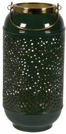 Express Windlicht Marrakesh 17x33 cm groen