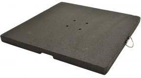 Outdoor Living Zware parasolvoet Granietplaat 90 kilo zwart | 4 gaten afstand diagonaal 16 cm - Foto 3