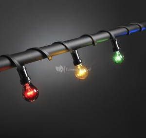 Konstsmide Feestverlichting met gekleurde e27 lampen