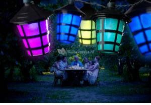 Konstsmide LED feestverlichting met gekleurde lampionnen