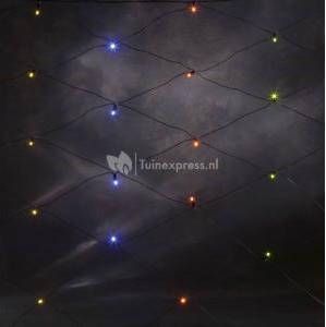 KONSTSMIDE Led-lichtnet Kerstversiering buiten Led lichtnet 120 gekleurde dioden (1 stuk)