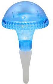 Konstsmide Led solarlamp assisi paddestoel blauw