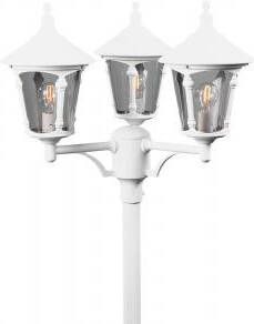 Konstsmide Buitenverlichting lantaarnpaal Virgo 54 cm 3-lichts wit 573-250