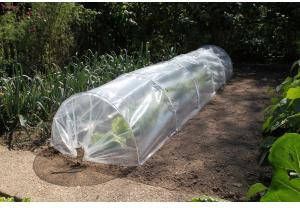 Nature Tuintunnelset 2-in-1 Transparente Folie +anti-insectennet + 6 Bogen 300x60x45cm