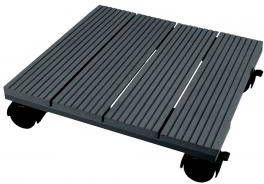 Nature Plantentrolley HKC vierkant 30cm maximaal 50 kg antraciet
