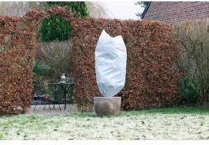 Nature Winterafdekhoes met koord 50 g m2 wit 50 x 100 cm