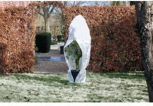 Nature 423508 Winter Fleece Cover with Zip 70 g m² White 1 5x1 5x2 m