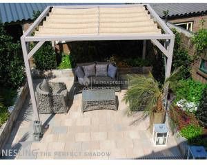 Nesling Complete pergola Stand Alone sand 370 x 500 cm