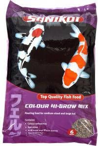 SaniKoi Colour hi-grow mix visvoer 6mm 10 liter