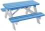 SenS-Line Kindertafel Mickey Blauw Wit Picknicktafel Voor buiten FSC 100 % Grenenhout- L 90 x B 90 x H 55 cm - Thumbnail 2