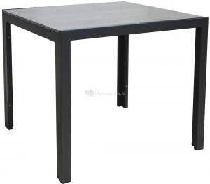SenS-Line Jersey tuintafel grijs vierkant 90 cm