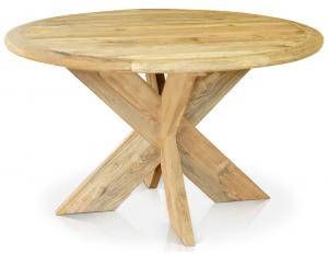 Van Kooten Tuin en Buitenleven SenS-Line Malta teak tafe Ø 130 cm- Teak- Sens-Line - Foto 5