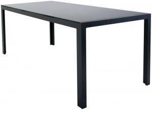 SenS-Line Palermo aluminium tuintafel 150cm met glazen blad
