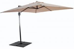 SenS-Line Zweefparasol Honolulu 250 x 250 cm taupe