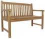 EezyLife Teak houten tuinbank tuinmeubel bank zitbank 130cm - Thumbnail 3