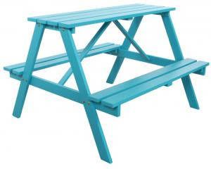 Tuinbankje.nl Kinderpicknicktafel Blauw