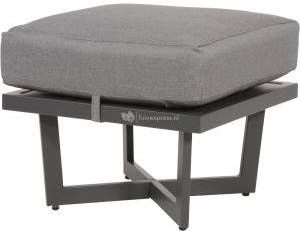 Tuinbankje.nl Mai Tai hocker aluminium antraciet