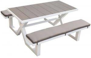 SenS-Line Galaxy Picnic Tuintafel White 160 Cm Wit