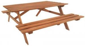 Tuinbankje.nl Picknicktafel Economy hardhout