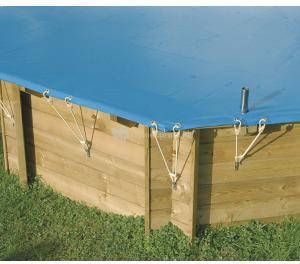 Ubbink Afdekzeil voor zwembad rechthoekig Afdekzeil 500 x 800