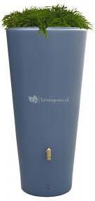 Waterton.nl Vaso regenton met bloembak 220 liter antraciet - Foto 2