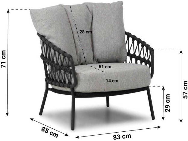 4 Seasons Outdoor 4 Seasons Calpi loungestoel