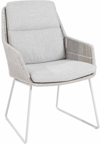 4 Seasons Outdoor Valencia dining chair Frozen with 2 cushions