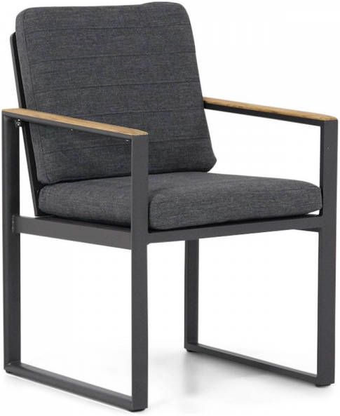Santika Furniture Santika Soray dining tuinstoel met teak armleuning