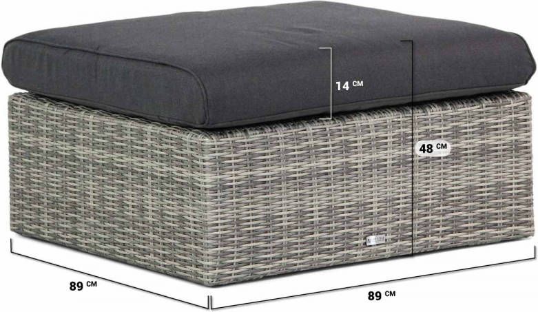 Garden Collections Amico lounge voetenbank