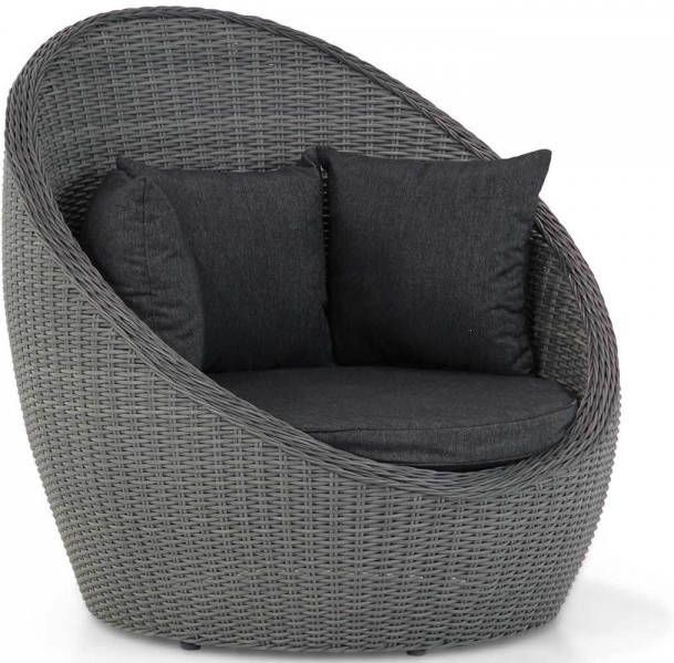 Garden Collections Cocoon lounge tuinstoel Off black