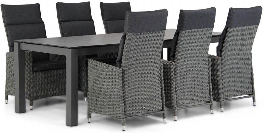 Garden Collection s Madera Yukon 240 cm dining tuinset 7-delig