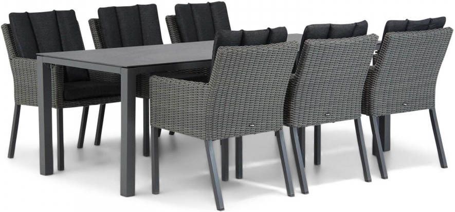 Garden Collection s Oxbow Pallazo 220 cm dining tuinset 7-delig