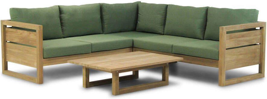 Garden Collections Richmond Manchester 120 cm hoek loungeset 4-delig