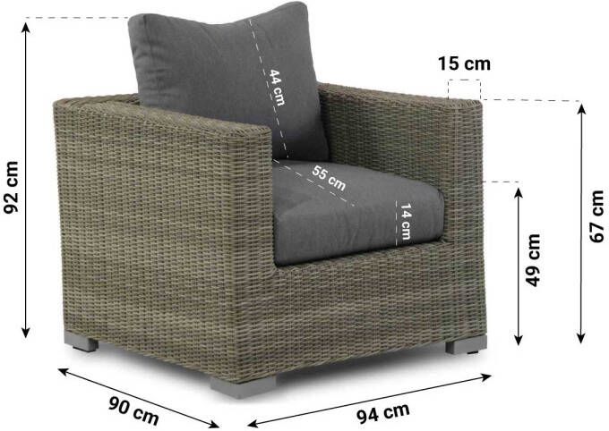 Garden Collections Toronto lounge tuinstoel