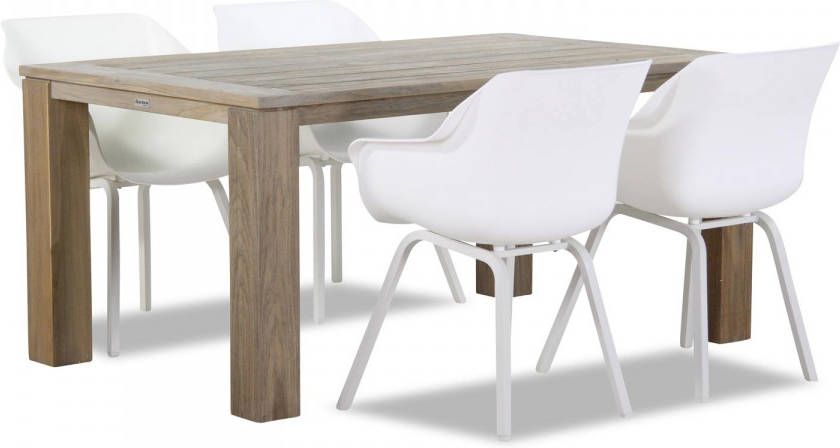 Hartman Sophie element Brighton 165 cm dining tuinset 5-delig