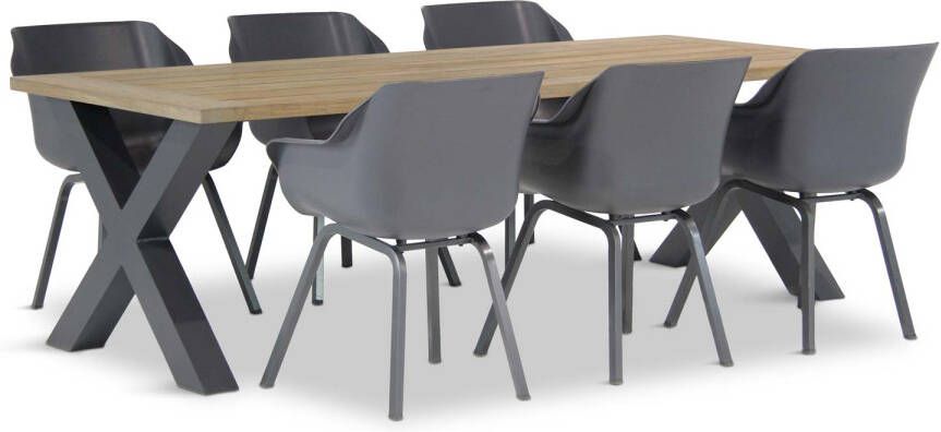 Hartman Sophie element Cardiff 240 cm dining tuinset 7-delig
