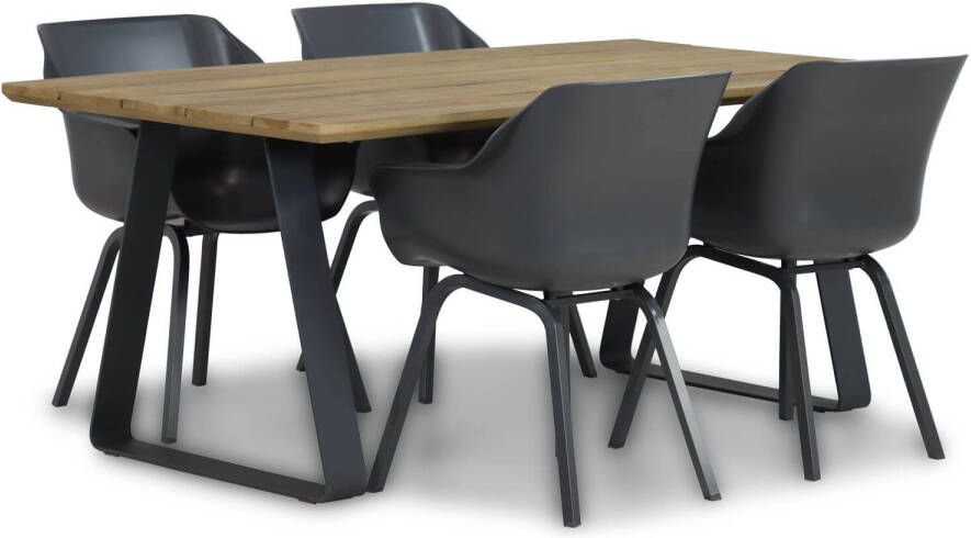 Hartman Sophie element Palta 180 cm dining tuinset 5-delig