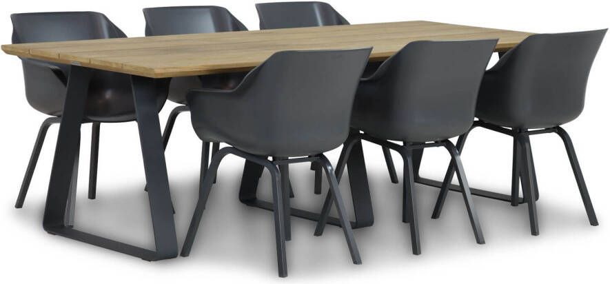 Hartman Sophie element Palta 240 cm dining tuinset 7-delig