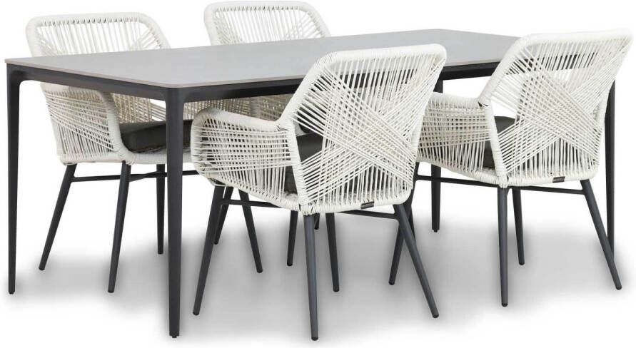 Lifestyle Garden Furniture Lifestyle Advance Gianna 180 cm dining tuinset 5-delig