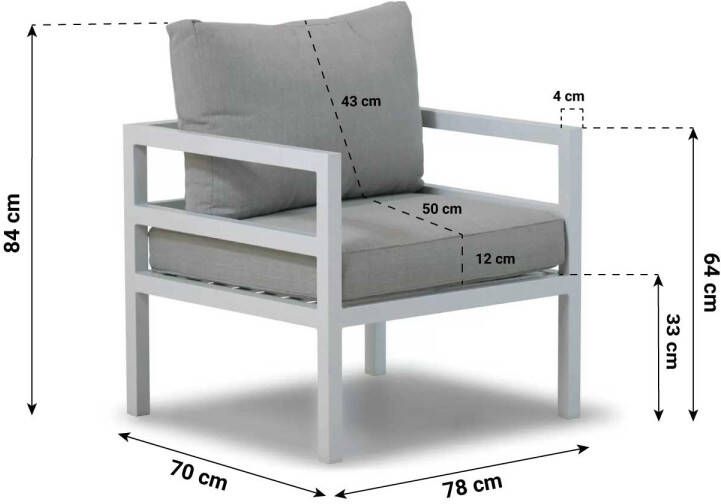 Lifestyle Garden Furniture Lifestyle Arenas lounge tuinstoel