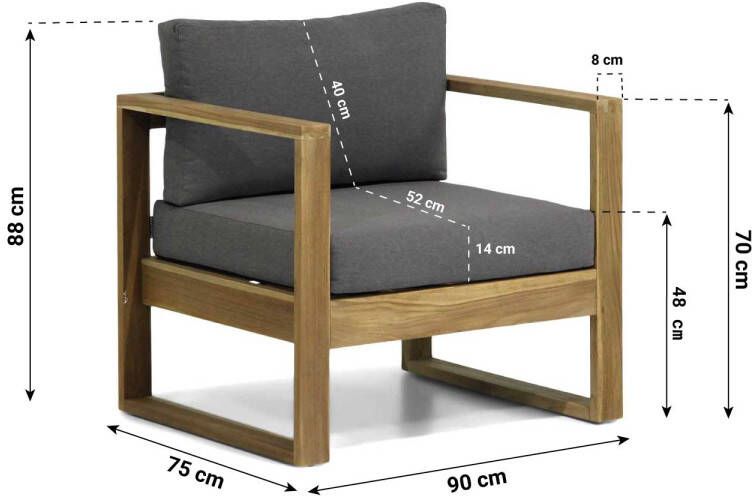 Lifestyle Garden Furniture Lifestyle Marriott lounge tuinstoel