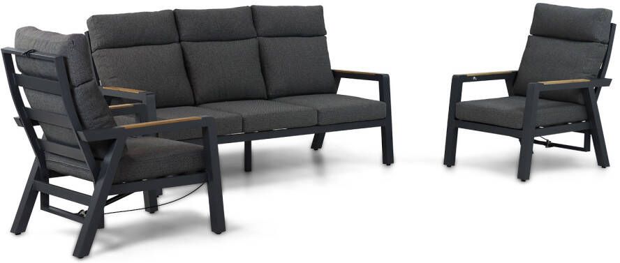 Lifestyle Garden Furniture Lifestyle Marseille stoel-bank loungeset 3-delig