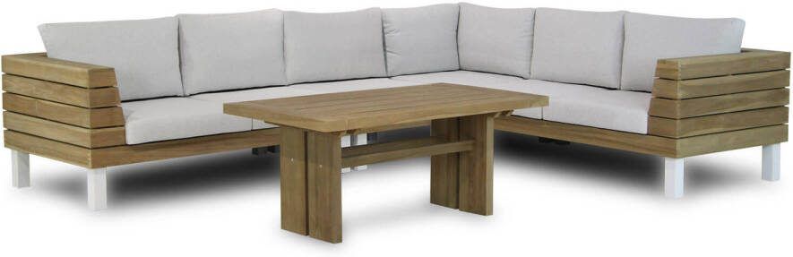 Lifestyle Garden Furniture Lifestyle Seashore Brighton 140 cm hoek loungeset 5-delig