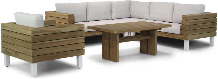 Lifestyle Garden Furniture Lifestyle Seashore Brighton 140 cm hoek loungeset 5-delig