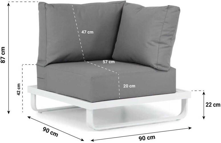 Lifestyle Garden Furniture Lifestyle Venezia hoek module