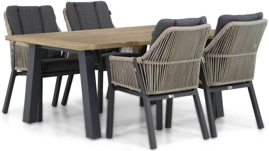 Lifestyle Garden Furniture Lifestyle Verona Glasgow 180 cm dining tuinset 5-delig